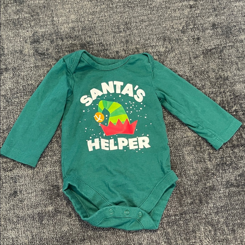 The Children's Place Festive Green Bodysuit